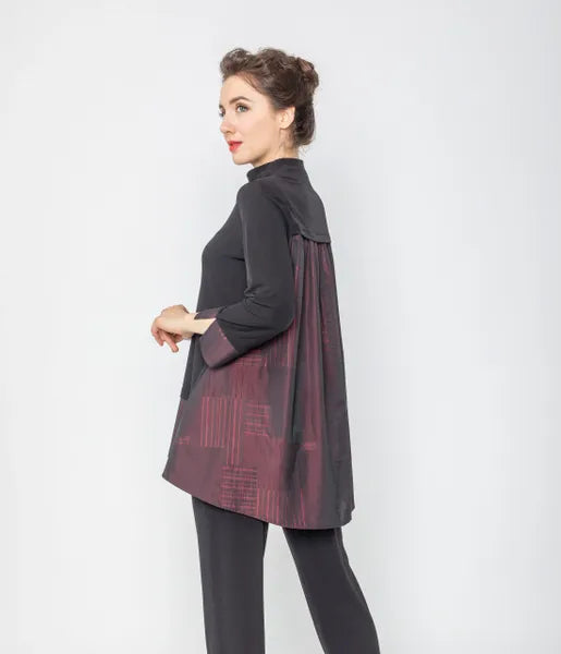 IC Collection Trendy Quarter Zip Top-IC-5439T