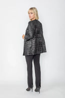 IC Collection Button Back Jacket with Metallic Edging-IC-5372J