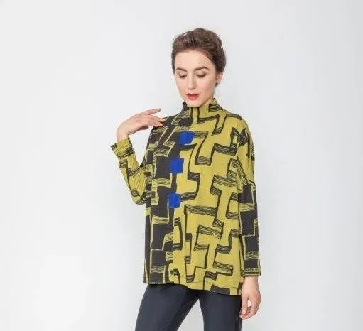 IC Collection Abstract Print Tunic-IC-4395T