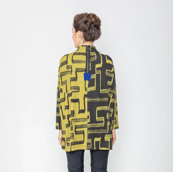 IC Collection Abstract Print Tunic-IC-4395T