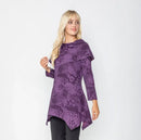 IC Collection Textured Asymmetrical Tunic-IC-5379T