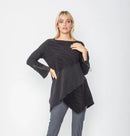 IC Collection Diagonal Textured Tunic-IC-5370T