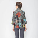 IC Collection Paint Splatter Graphic Button Down Jacket-IC-5554J