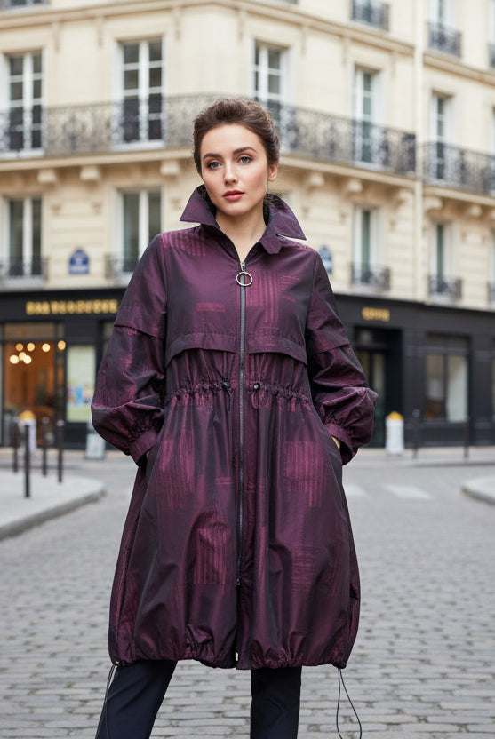 IC Collection Abstract Puff Sleeve Jacket | Unique Apparel USA