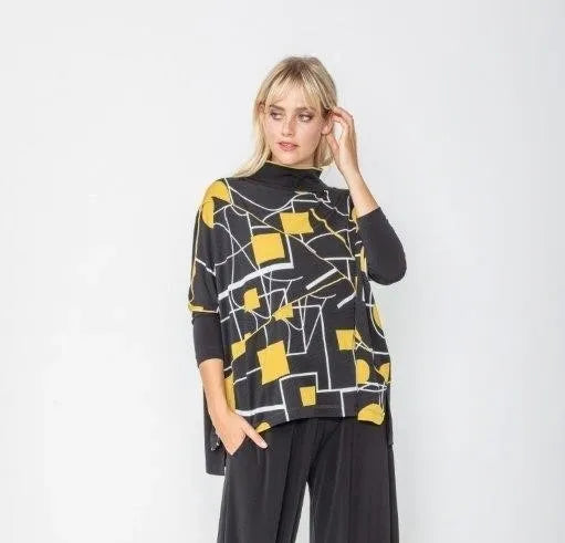 IC Collection Abstract Geo Tunic-IC-5564T