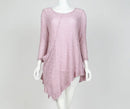 IC Collection Sheer Asymmetrical Tunic-IC-5483T