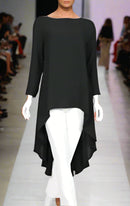 IC Collection Long Sleeve High Low Tunic-IC-5680T