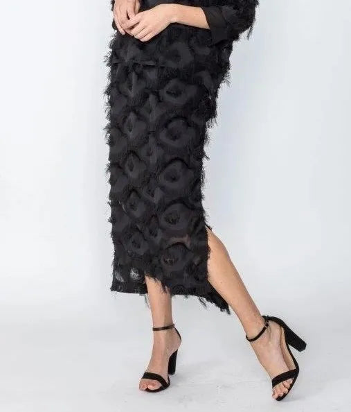 IC Collection Eyelash Straight Skirt-IC-4319S