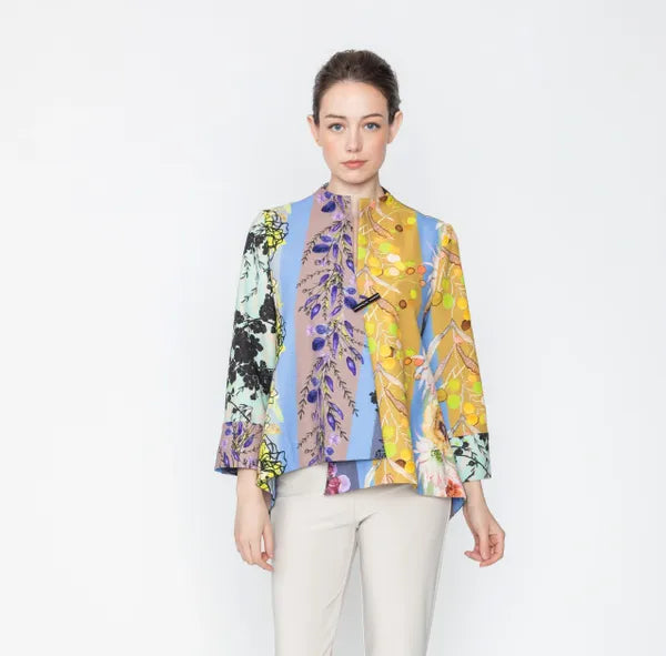 IC Collection Floral Print Jacket-IC-5784J