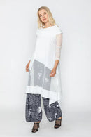 IC Collection Sheer Cowl Neck Tunic/Dress-IC-5638T-DUP