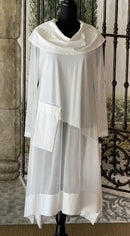 IC Collection Sheer Cowl Neck Tunic/Dress-IC-5638T-DUP