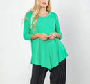 IC Collection Criss Cross Shoulder Tunic-IC-1059T