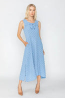 IC Collection Tie Front Tank Dress-IC-5721D