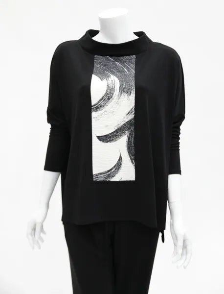 IC Collection Color Block Print Top-IC-4089T