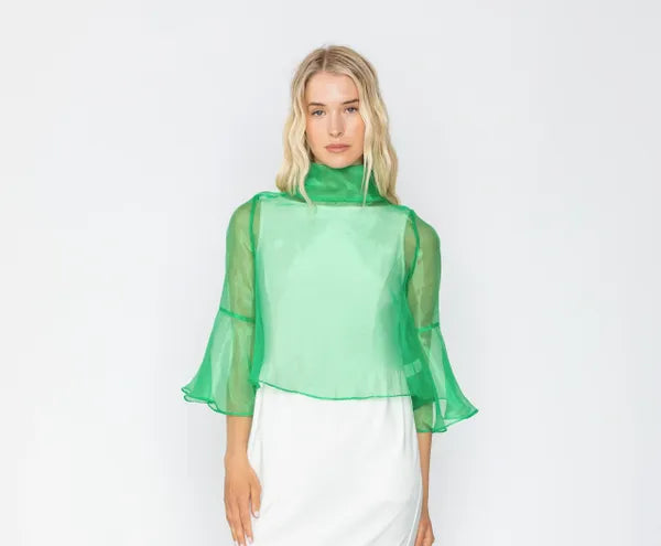 IC Collection Sheer Over Piece Top-IC-5648T