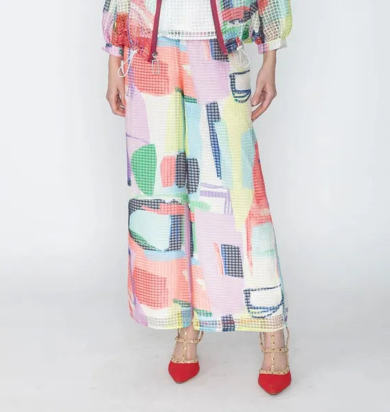 IC Collection Sheer Abstract Pant-IC-5639P