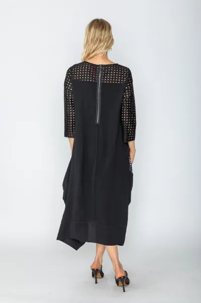 IC Collection Long Sleeve Safari Dress-IC-5000D