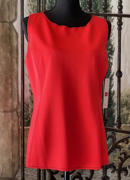 IC Collection Sleeveless Trim Tank Top-IC-4515T