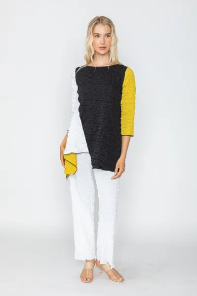 IC Collection Color Block Split Tunic-IC-5798T