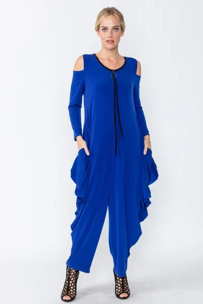 IC Collection Zip Up Jumpsuit | Unique Apparel USA