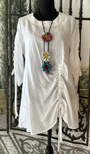 IC Collection Simplistic Linen Tunic-IC-1475T