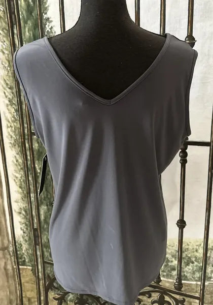 IC Collection Reversable V-Neck Top-IC-1932T