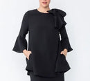 IC Collection Light Bell Sleeve Tunic-IC-4989T