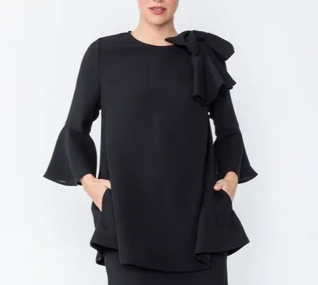 IC Collection Light Bell Sleeve Tunic-IC-4989T