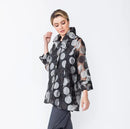 IC Collection Sheer Polka Dot Jacket-IC-4944J