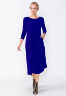 IC Collection Drape Maxi Dress-IC-4810D