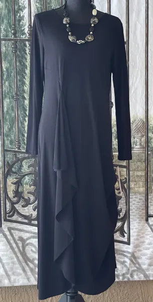 IC Collection Drape Maxi Dress-IC-4810D