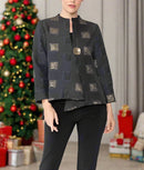 IC Collection Hi Fashion Asymmetric Lightweight Jacket-IC-5077J