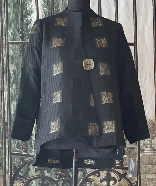 IC Collection Hi Fashion Asymmetric Lightweight Jacket-IC-5077J