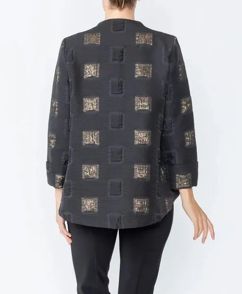 IC Collection Hi Fashion Asymmetric Lightweight Jacket-IC-5077J