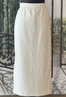 IC Collection Alphabet Embossed Skirt-IC-4550S