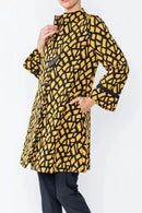 IC Collection Geometric Jacquard Long Jacket-IC-5111J