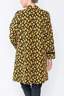 IC Collection Geometric Jacquard Long Jacket-IC-5111J