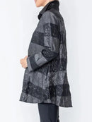 IC Collection Striped Button Down Top-IC-5102T