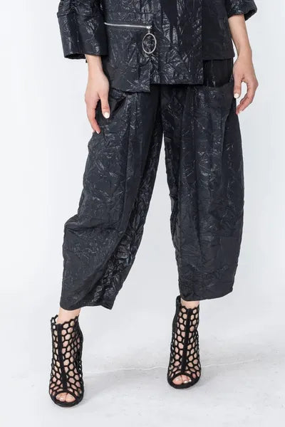 IC Collection Crinkled Ankle Pant-IC-5092P