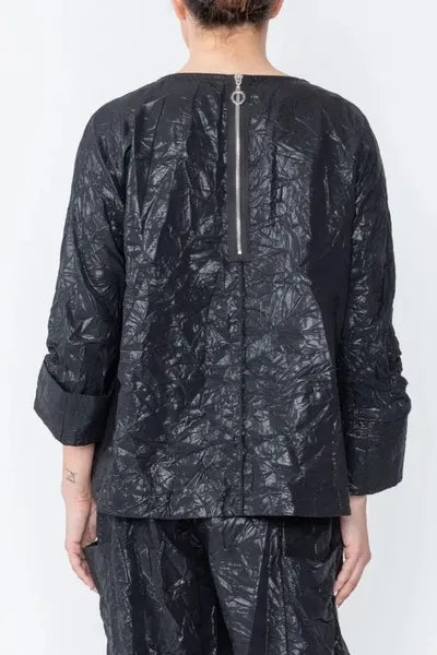 IC Collection Crinkle Crop Tunic-IC-5082T