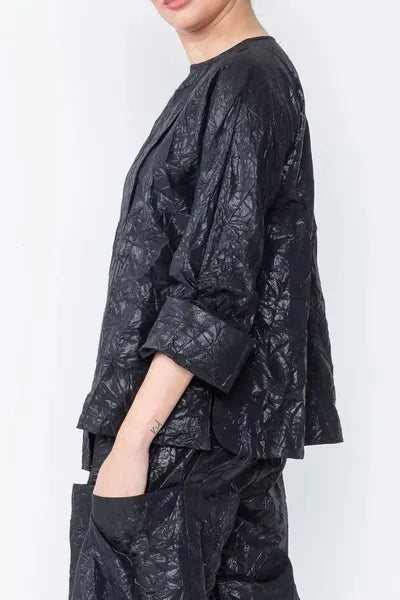 IC Collection Crinkle Crop Tunic-IC-5082T