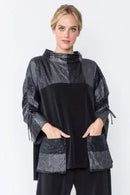 IC Collection Two Pocket High Collar Tunic-IC-5089T