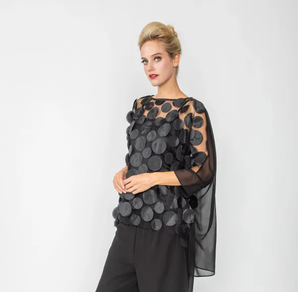 IC Collection Two Piece Spiral Mesh Top-IC-4685T