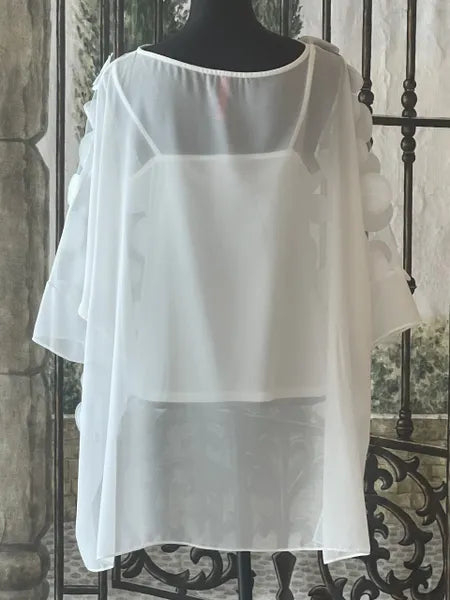 IC Collection Two Piece Spiral Mesh Top-IC-4685T