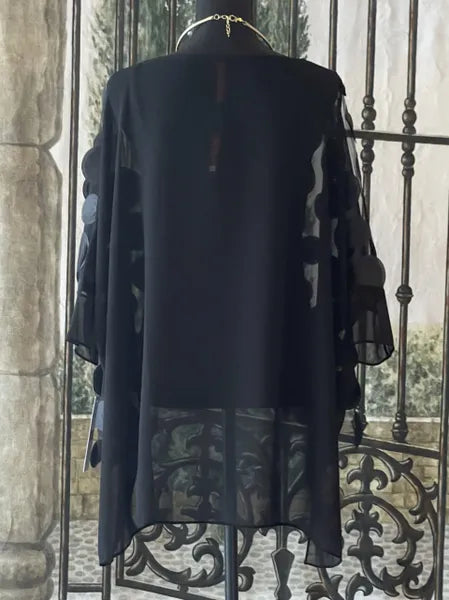 IC Collection Two Piece Spiral Mesh Top-IC-4685T