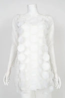 IC Collection Two Piece Long Sleeve Spiral Mesh Top-IC-4694T