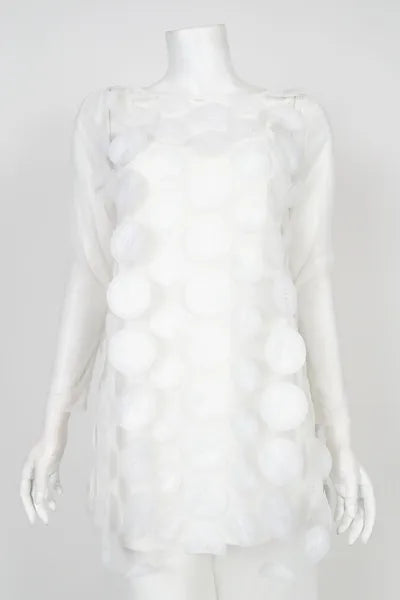 IC Collection Two Piece Long Sleeve Spiral Mesh Top-IC-4694T