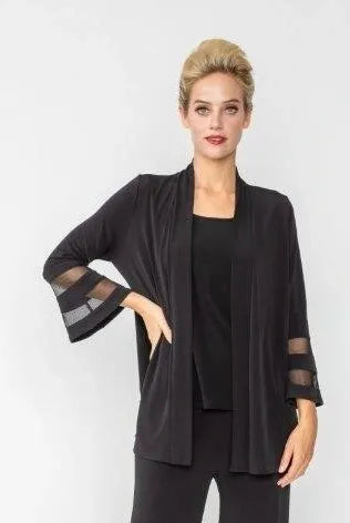 IC Collection Split Mesh Sleeve Open Jacket | Unique Apparel USA
