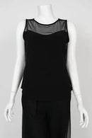 IC Collection Sleeveless Mesh Basic Top-IC-4689T