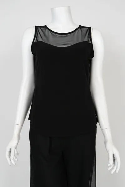 IC Collection Sleeveless Mesh Basic Top-IC-4689T